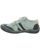 Wide width leather gray shoes for boys 