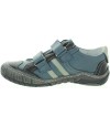 Blue leather casual European shoes for boys