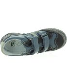 Blue leather casual European shoes for boys Blue leather casual European shoes for boys