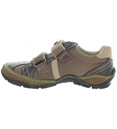 Leather high arch European child shoes