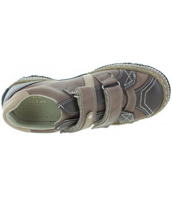Leather high arch European child shoes