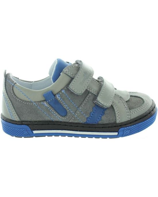 Gray leather ankle support ortho shoes for boy Gray leather ankle support ortho shoes for boy