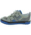 Gray leather ankle support ortho shoes for boy