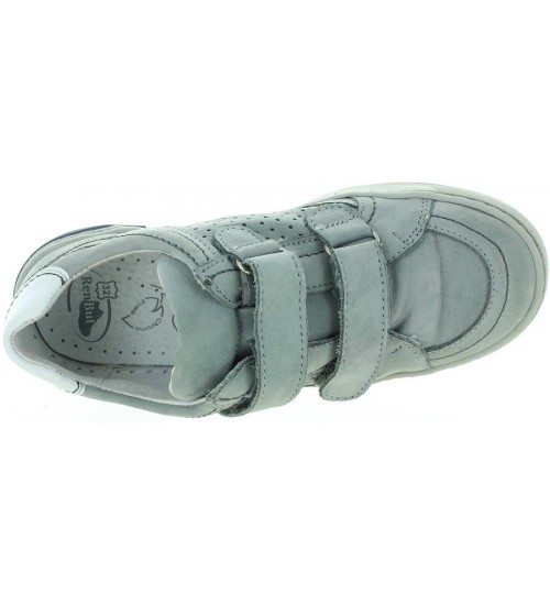 Leather orthopedic shoes for boys with high support