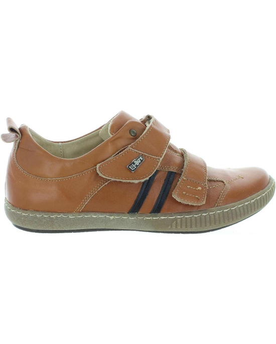 Flat feet special boys leather ortho shoes 