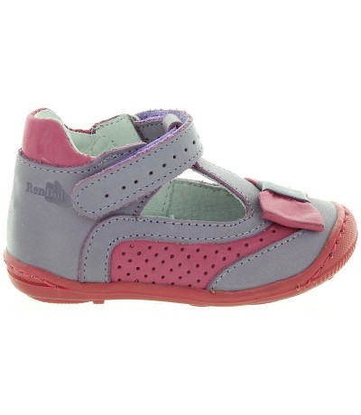 Anti toe purple walking shoes for kids 