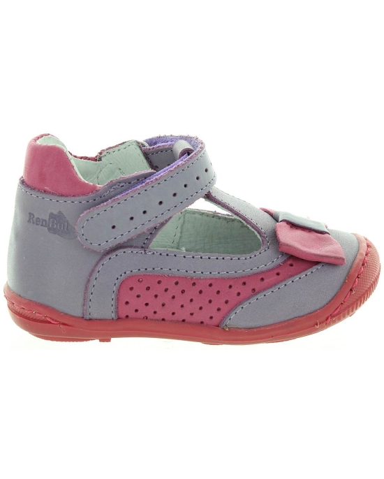Anti toe purple walking shoes for kids 