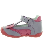 Anti toe purple walking shoes for kids 
