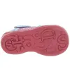 Anti toe purple walking shoes for kids 