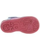 Anti toe purple walking shoes for kids 