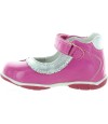 Pink leather girls shoes for babies first steps Pink leather girls shoes for babies first steps