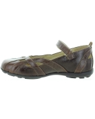 Children brown corrective leather shoes