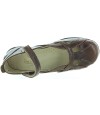 Children brown corrective leather shoes