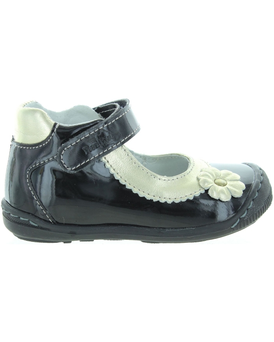 Baby Girl Black Patent Leather Shoes | Ankle High Support