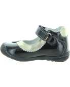 Baby Girl Black Patent Leather Shoes | Ankle High Support