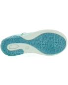 Foot anti smell blue leather shoes for girls 