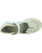 High arch girls shoes in gold leather with support 