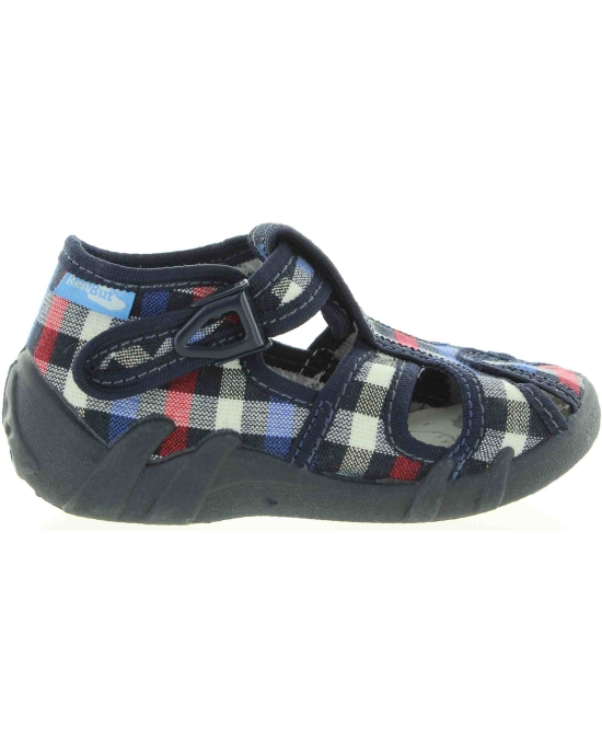 Form foot navy house shoes for boys