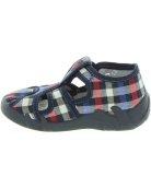 Form foot navy house shoes for boys