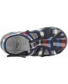 Form foot navy house shoes for boys