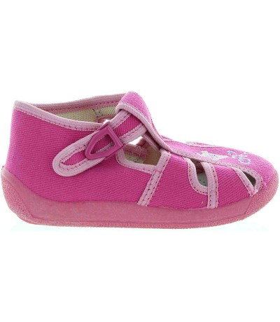 Stable walking pink house shoes for baby