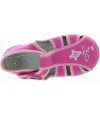 Stable walking pink house shoes for baby
