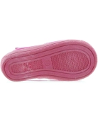 Stable walking pink house shoes for baby