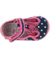 Wide width toddler navy slippers with arch support 