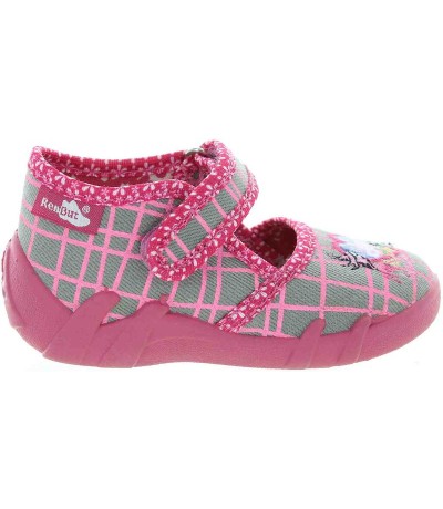Baby house pink slippers with best arch