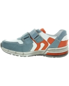 White orthopedic shoes with arches