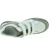 Sporty European white leather boys shoe
