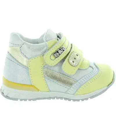 Leather toddler girl sneakers with arches 