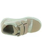 Natural leather sneakers for child