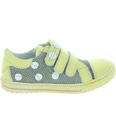 Yellow designer sneakers for girls from Europe 