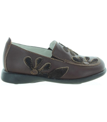 Slip on brown loafers for child 