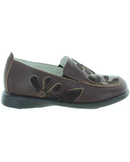 Slip on brown loafers for child 