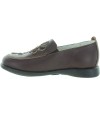 Slip on brown loafers for child 