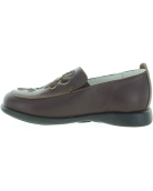 Slip on brown loafers for child 
