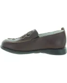 Slip on brown loafers for child 