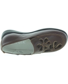 Slip on brown loafers for child 