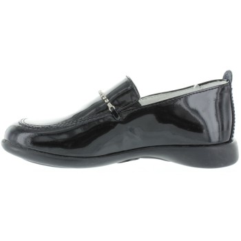Loafers for children designer black leather 