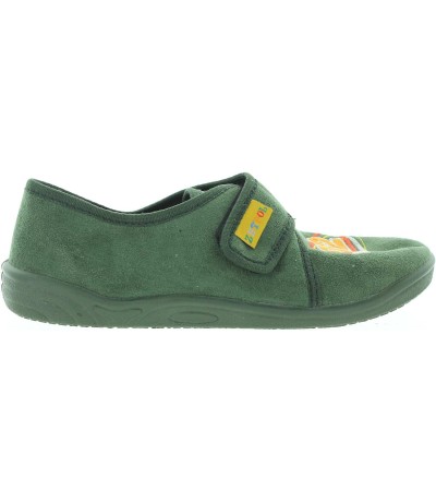 Narrow soled house shoes for kids with support