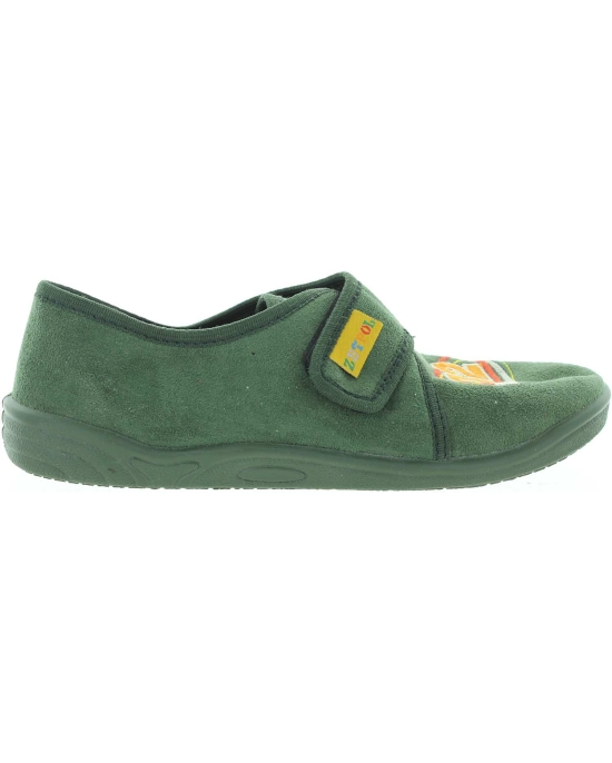 Narrow soled house shoes for kids with support