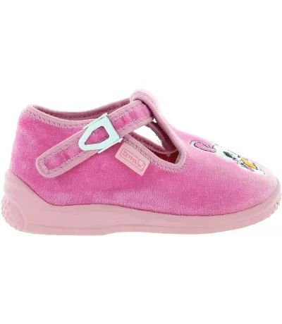 Pink high arch ortho slippers for toddler 